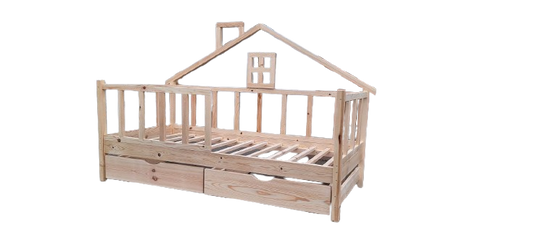 Pat pentru copii tip căsuță MBR02
